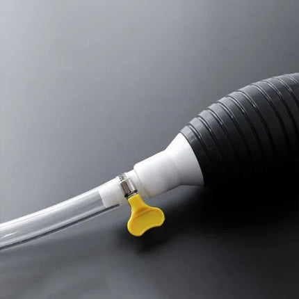 Manual Siphon Pump for Gas, Oil and Water, Hand Squeeze Transfer Pump for Fuel Cans, Mowers and Coolant