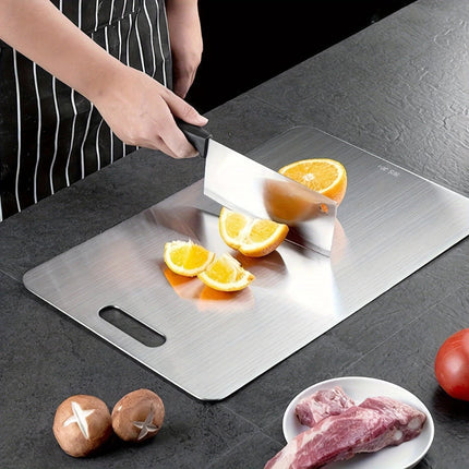 Titanium Cutting Board for Hygienic Food Prep | Durable, Easy-Clean Kitchen Tool Available in Multiple Sizes