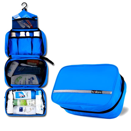 Hanging Toiletry Bag with Waterproof Design & Zip Pocket | Extra-Large Travel Organizer for Easy Access