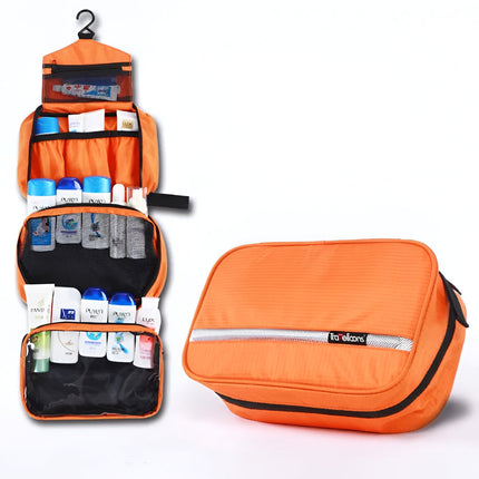 Hanging Toiletry Bag with Waterproof Design & Zip Pocket | Extra-Large Travel Organizer for Easy Access