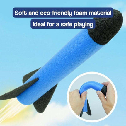 Toy Rocket Launcher with Dual Action Stomp Mechanism | Outdoor Fun for Kids Aged 4+