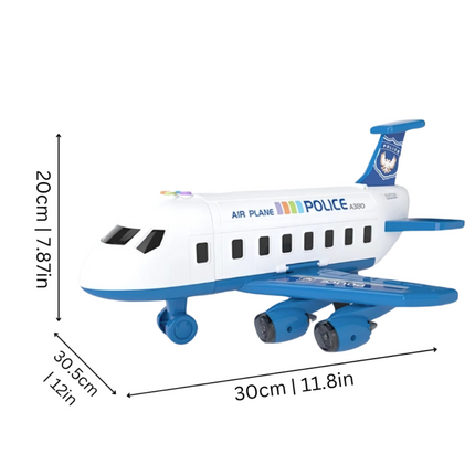 Transformable Airplane Playset for Kids with Interactive Design | Creative Adventures for Imaginative Play