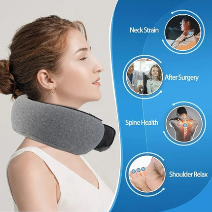 Memory Foam Travel Neck Pillow with U-Shaped Design | Adjustable Support for Comfortable Rest Anywhere