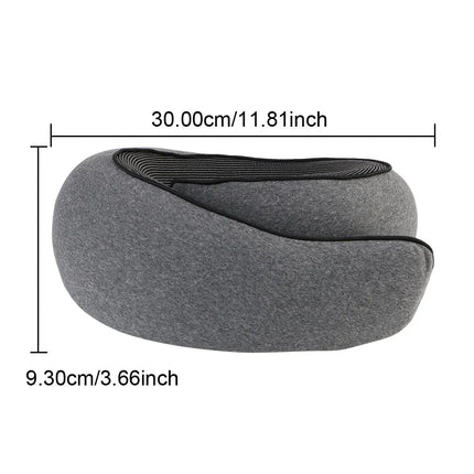 Memory Foam Travel Neck Pillow with U-Shaped Design | Adjustable Support for Comfortable Rest Anywhere