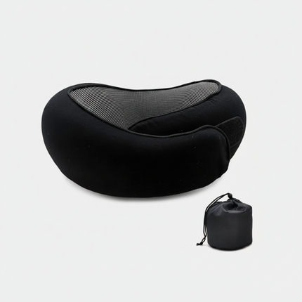 Travel Neck Pillow with Adjustable Memory Foam Design | U-Shaped Support for Ultimate Comfort During Travel
