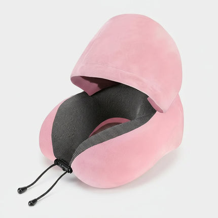Travel Neck Pillow with Adjustable Memory Foam Design | U-Shaped Support for Ultimate Comfort During Travel