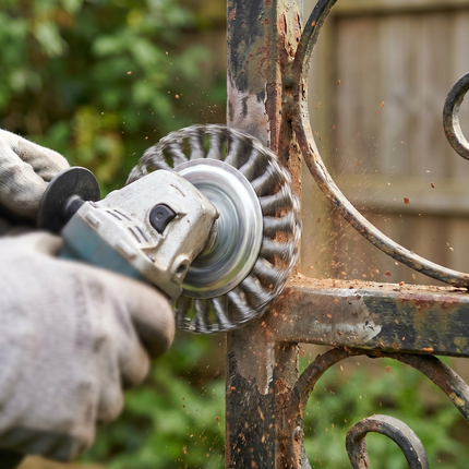 Heavy-Duty Trimmer Attachment with Durable Carbon Steel Design | Efficient Weed Removal for Lawn Care