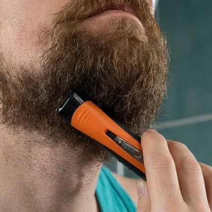 4-in-1 Grooming Trimmer with Guide Combs, Nose, Ear, Beard and Sideburn Trimmer Kit, Compact Lightweight Travel Groomer