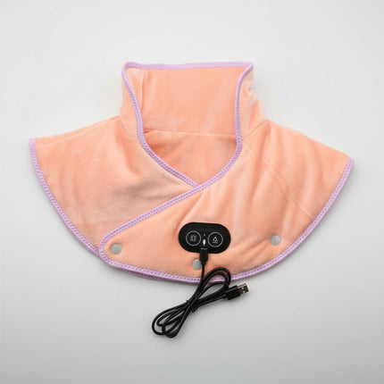 Vibration Massage Heating Pad for Neck with Adjustable Heat Settings | USB Powered Relief for Muscle Tension and Comfort