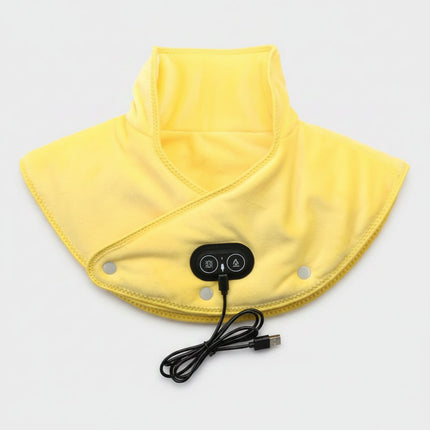 Vibration Massage Heating Pad for Neck with Adjustable Heat Settings | USB Powered Relief for Muscle Tension and Comfort