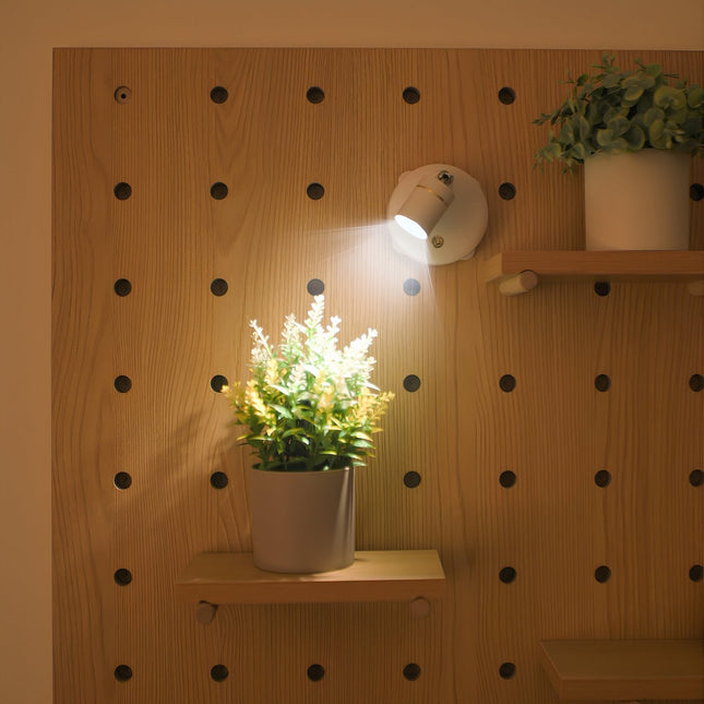LED Spot Light Indoor, Battery Operated Wall Sconce with Remote Control, Rechargeable Picture Light for Wall Art_00