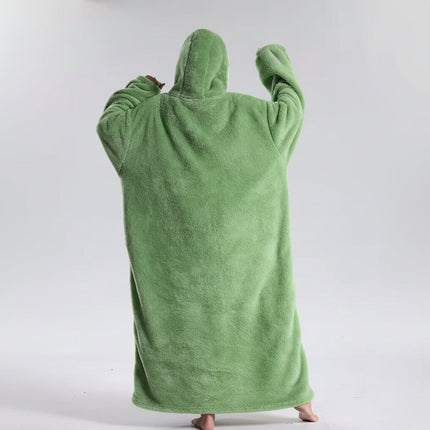 Oversized Hoodie Blanket for Adults with Plush Fabric | Soft Wearable Comfort for Cold Days and Lounging