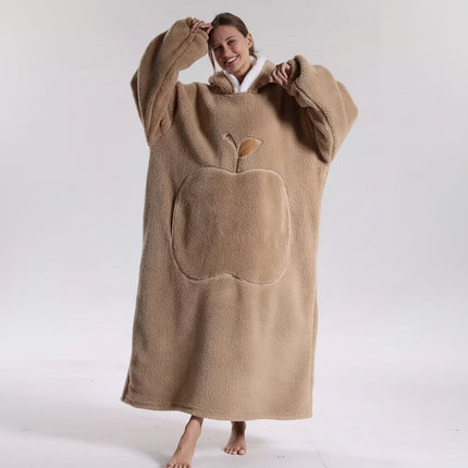 Oversized Hoodie Blanket for Adults with Plush Fabric | Soft Wearable Comfort for Cold Days and Lounging