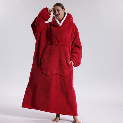 Oversized Hoodie Blanket for Adults with Plush Fabric | Soft Wearable Comfort for Cold Days and Lounging