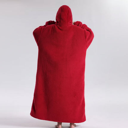 Oversized Hoodie Blanket for Adults with Plush Fabric | Soft Wearable Comfort for Cold Days and Lounging