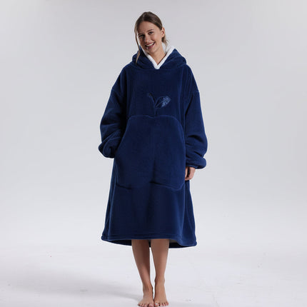 Oversized Hoodie Blanket for Adults with Plush Fabric | Soft Wearable Comfort for Cold Days and Lounging