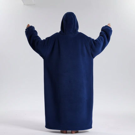 Oversized Hoodie Blanket for Adults with Plush Fabric | Soft Wearable Comfort for Cold Days and Lounging