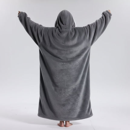 Oversized Hoodie Blanket for Adults with Plush Fabric | Soft Wearable Comfort for Cold Days and Lounging