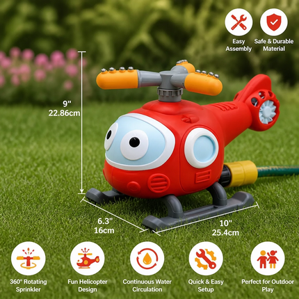 Water Sprinkler Toy for Kids with 360-Degree Spray | Fun Outdoor Summer Playtime for Backyard Games