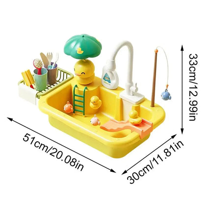 Water Play Table with Built-In Pump for Engaging Outdoor Fun | Interactive Playset for Sensory Development and Group Activities