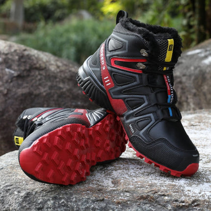 Waterproof Hiking Boots for Winter with Non-Slip Traction | Warm Ankle-High Support for Outdoor Adventures
