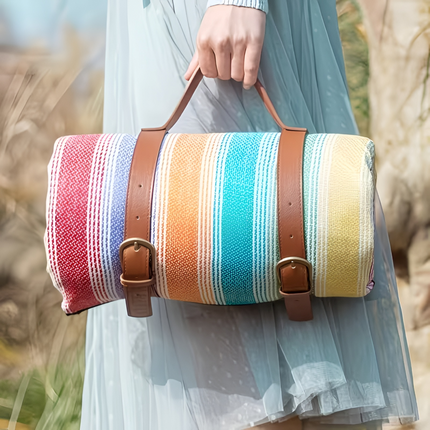 Waterproof Picnic Blanket with Portable Foldable Design | Spacious Outdoor Blanket for Comfort and Family Fun