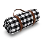 Black and White Small Checked Pattern / 150 x 200 cm