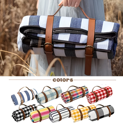 Waterproof Picnic Blanket with Portable Foldable Design | Spacious Outdoor Blanket for Comfort and Family Fun