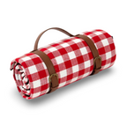 Red and White Checked Pattern / 150 x 200 cm