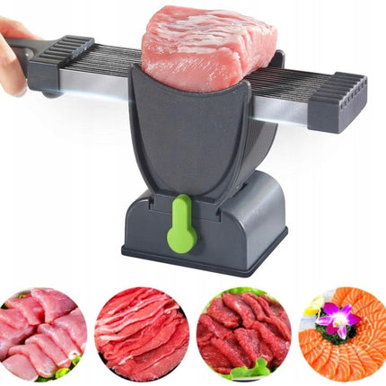 Multi-Blade Meat Slicer with Adjustable Thickness | Effortless Food Prep Tool