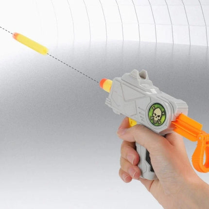 Hover Shot Shooting Game Set for Kids and Adults, Floating Ball Target Game with Soft Foam Darts and Adjustable Air Levels