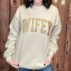 Beige - Wifey / Sweatshirt / S