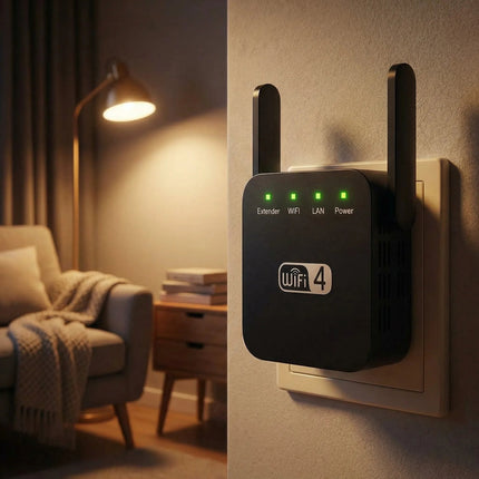 WiFi Range Extender with Dual Band Mesh Connectivity | Enhanced Coverage for Seamless Streaming and Browsing