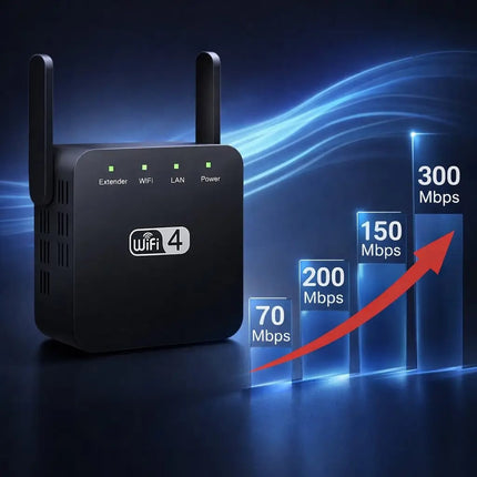WiFi Range Extender with Dual Band Mesh Connectivity | Enhanced Coverage for Seamless Streaming and Browsing