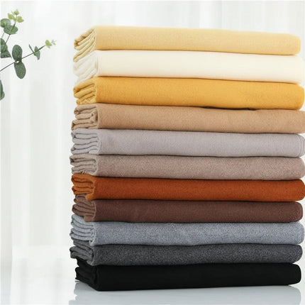 Cashmere Winter Scarf with Soft Texture & Classic Fringed Finish | Warm Layering Accessory for Cold Weather