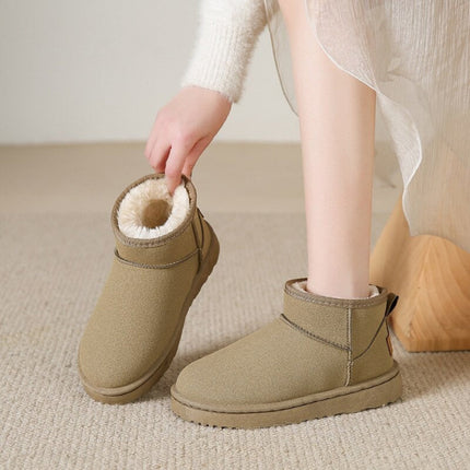 Women's Ankle Boots with Warm Fur Lining | Modern Design for Cold-Weather Comfort