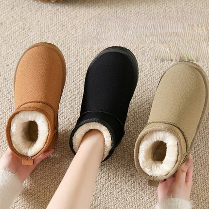 Women's Ankle Boots with Warm Fur Lining | Modern Design for Cold-Weather Comfort