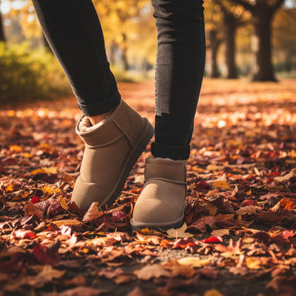 Women's Ankle Boots with Warm Fur Lining | Modern Design for Cold-Weather Comfort