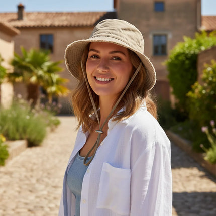 Women's Bucket Hat with Wide Brim for Sun Protection | Stylish Foldable Sunshade for Outdoor Adventures