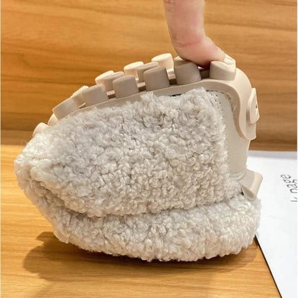 Cozy Plush Winter Slippers with Non-Slip Sole | Comfortable Machine Washable Home Footwear