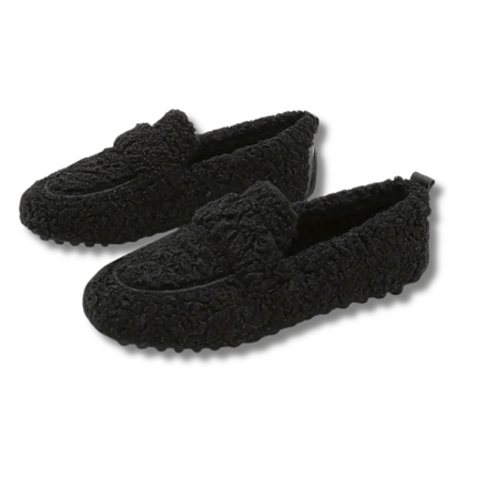 Cozy Plush Winter Slippers with Non-Slip Sole | Comfortable Machine Washable Home Footwear