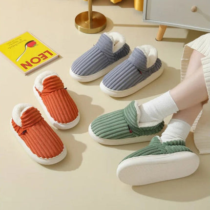 Cozy Closed Toe Slippers for Women with Plush Comfort | Warm Ergonomic Footwear for Indoor Relaxation