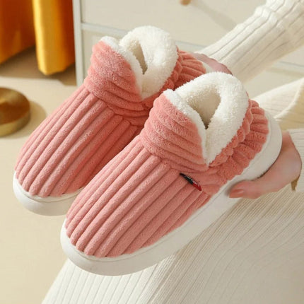 Cozy Closed Toe Slippers for Women with Plush Comfort | Warm Ergonomic Footwear for Indoor Relaxation