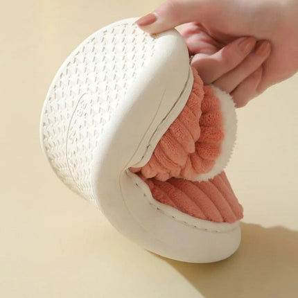 Cozy Closed Toe Slippers for Women with Plush Comfort | Warm Ergonomic Footwear for Indoor Relaxation
