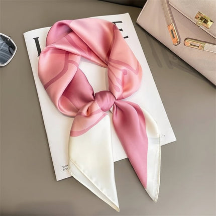 Women's Silk Scarf with Timeless Design | Versatile 70x70 cm Accessory for Elegant Styling
