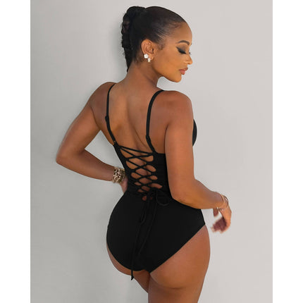 Curvy Women's One Piece Swimsuit with Adjustable Straps | Flattering Shaping Support for Confident Style