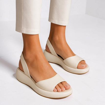 Women's Open Toe Sandals with Slingback Strap | Comfortable Daily Walking Shoes for Casual Outfits
