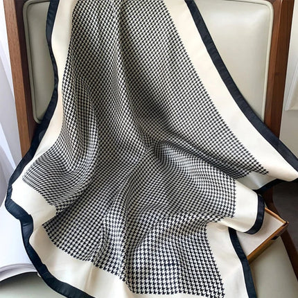 Luxury Silk Scarf with Elegant Printed Design | Versatile Wrap for Stylish Outfits