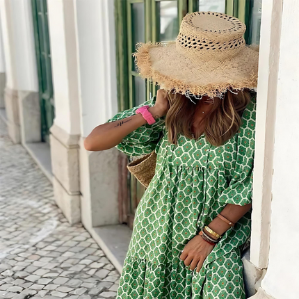 Floral Maxi Dress for Women with Flattering Silhouette | Day-to-Night Style for Spring Outings