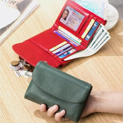RFID Wallet for Women with Slim Bifold Design and Coin Pocket | Organized Daily Carry for Cards and Cash